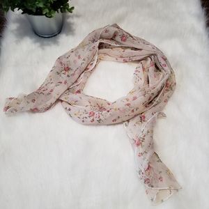 Light Floral Scarf